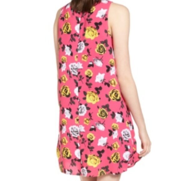 Halogen Pink Floral Shift Dress Size XS Petite - Picture 2 of 10